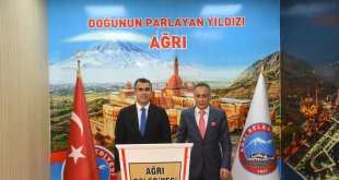 Başsavcı Can, Ağrı Belediye Başkanı Karadoğan'a Hayırlı Olsun Ziyaretinde Bulundu