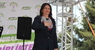 HDP Eş Genel Başkanı Buldan, Kars mitinginde konuştu: