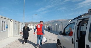 Türk Kızılay Şubesinden özel gereksinimli depremzede çocukların ailelerine destek