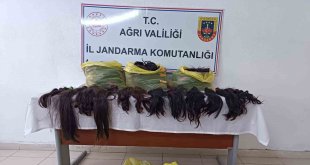 Ağrı'da 397 adet insan saçı ele geçirildi