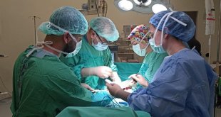 Bitlis'te 15 haftalık gebe hastaya 'Torsiyone Over Kisti' ameliyatı