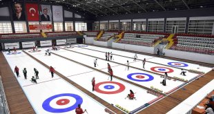 Erzurum'da Curling heyecanı