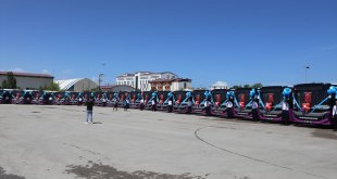 Van Büyükşehir Belediyesi araç filosuna 27 otobüs ekledi