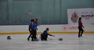 Kars'ta Curling Türkiye Şampiyonası heyecanı