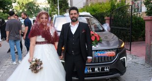 Togg Malatya'da gelin arabası oldu