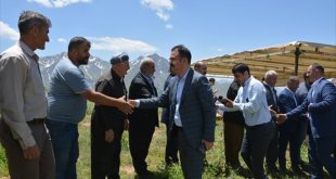 Kaymakam Ekber ve Belediye Başkanı Saklı, Mergesav Yaylası'na vatandaşlarla buluştu