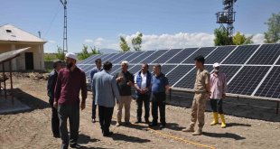 Erentepe Belediyesinin güneş enerjisi santralinin açılışı yapıldı