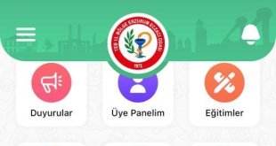 13'üncü Bölge Erzurum Eczacı Odası'nda 'Mobil Uygulama' dönemi