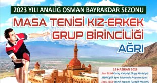 ANALİG Grup Müsabakaları Ağrı’da Yapılacak