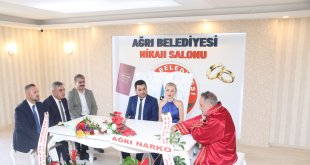Ağrı Emniyet Müdürü'nden nikah şahitliği