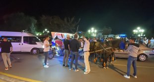Erzurum'da faaliyetleri yasaklanan faytoncular taşkınlık çıkardı, 9 kişi gözaltına alındı