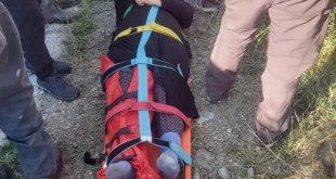Erzincan'da dağda ayağı kırılan kadının yardımına UMKE ve AFAD ekipleri yetişti
