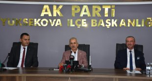 Ulaştırma ve Altyapı Bakanı Abdulkadir Uraloğlu, Hakkari'de konuştu: