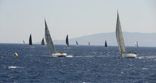 Cumhurbaşkanlığı 4. Uluslararası Yat Yarışı'nın ilk etabı Bodrum'da başladı