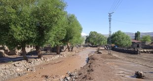 Ağrı'da sağanak yağış sele neden oldu