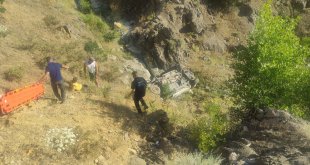 Tunceli'de araç şarampole devrildi: 1'i ağır 2 yaralı