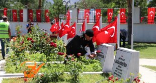 Ağrı'da 15 Temmuz şehitleri mezarları başında anıldı