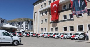 Bitlis Emniyet Müdürlüğü filosuna 20 yeni araç alındı