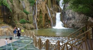 Günpınar Şelalesi'ne ziyaretçi akını