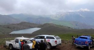 Aygır Gölünde mahsur kalan 5 kişi kurtarıldı