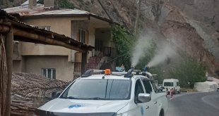 Hakkari'de sivrisinekle mücadele çalışması