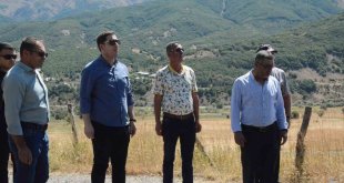 Yedisu'da köy yollarının bakım onarımı yapılıyor