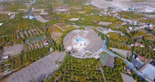 Arslantepe Höyüğü'nde karşılama merkezi çalışmaları hızla devam ediyor