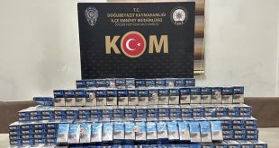 Ağrı'da kaçak sigara ve telefon operasyonu