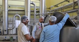 Tunceli'de süt ürünleri üretim tesisi incelendi