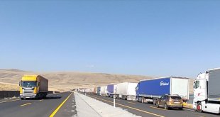 Çıldır-Aktaş Gümrük Kapısı'nda tır kuyruğu