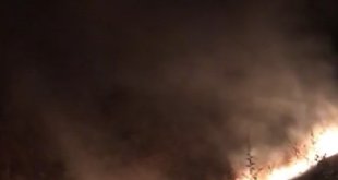 Tunceli'de korkutan yangın