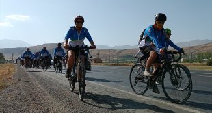 '5. Van Denizi Bisiklet Festivali' katılımcıları Bitlis'e ulaştı