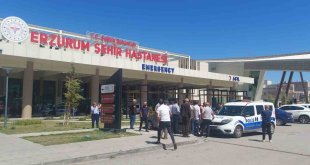 Erzurum şehir hastanesinde büyük kavga