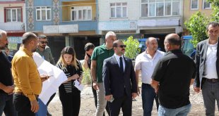 Kars'ta Merkez Mahallesi'ne modern park yapılıyor