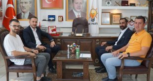 AK Parti Ağrı Merkez İlçe Başkanı Tahtalı, çeşitli ziyaretlerde bulundu