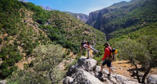 Doğaseverler, Masiro Kanyonu'nda yürüyüş yaptı
