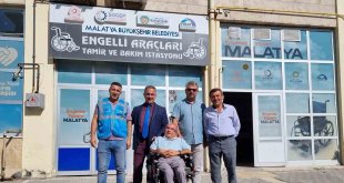 Malatya'da ödüllü engelli araç tamir atölyesi hizmetlerini sürdürüyor