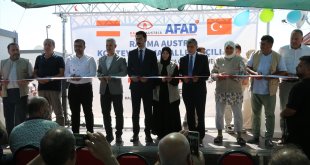 Malatya'da Rahma Austria Derneğince kurulan konteyner kentin açılışı yapıldı