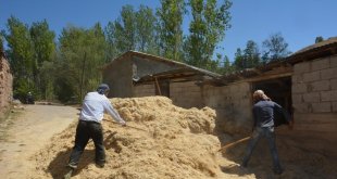 Erzincan'da çiftçinin kış hazırlığı sürüyor