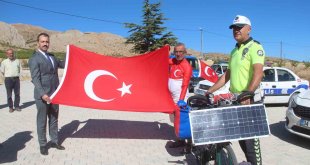 Kahraman Polis Fethi Sekin anısına bin 500 kilometre pedal çevirdi