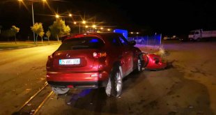 Erzurum'da trafik kazası: 1 yaralı