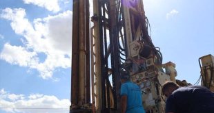 Erzurum'da 70 derece termal su için sondaj çalışması başlatıldı