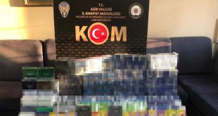 Ağrı'da kaçak sigara operasyonu: 3 gözaltı