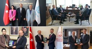 Rektör Çakmak Ankara'da çeşitli temaslarda bulundu