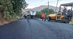 Kazandıoğlu semti ilk defa asfalta kavuştu