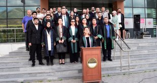 Bitlis'te avukatlara yönelik saldırılar protesto edildi