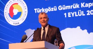 Ticaret Bakanı Ömer Bolat, Türkgözü Gümrük Kapısı'nda konuştu: