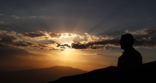 Ağrı Dağı'nda gün batımı