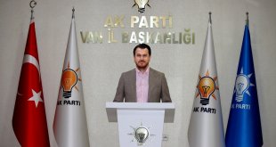 AK Parti Van İl Başkanı Güray'dan partisinin olağanüstü kongresi öncesi açıklama
