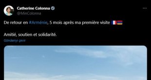 Fransa Dışişleri Bakanı Colonna: 'Fransa, savunmasını sağlayabilmesi için askeri teçhizatın Ermenistan'a teslim edilmesi konusunda anlaşmaya vardı'